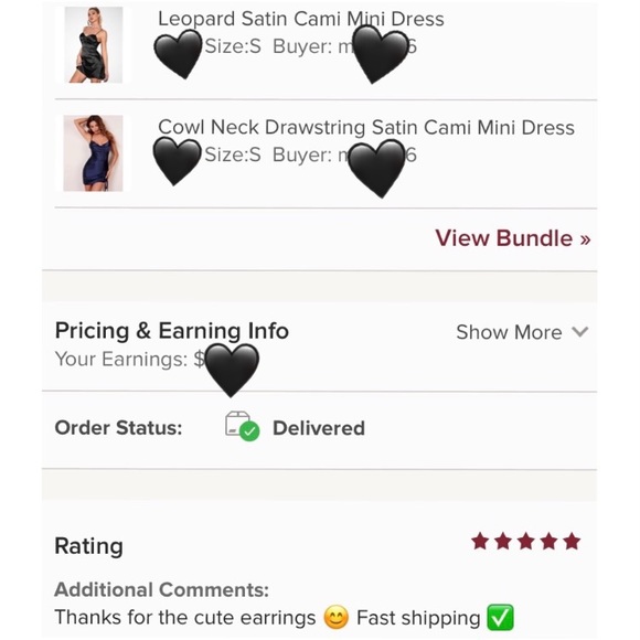 Cowl Neck Drawstring Satin Cami Mini Dress - Picture 7 of 7